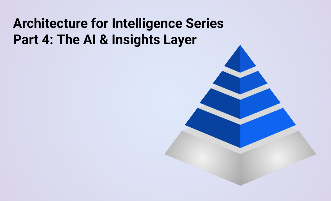 The AI & Insights Layer: synthesizing knowledge, powering intelligent discovery